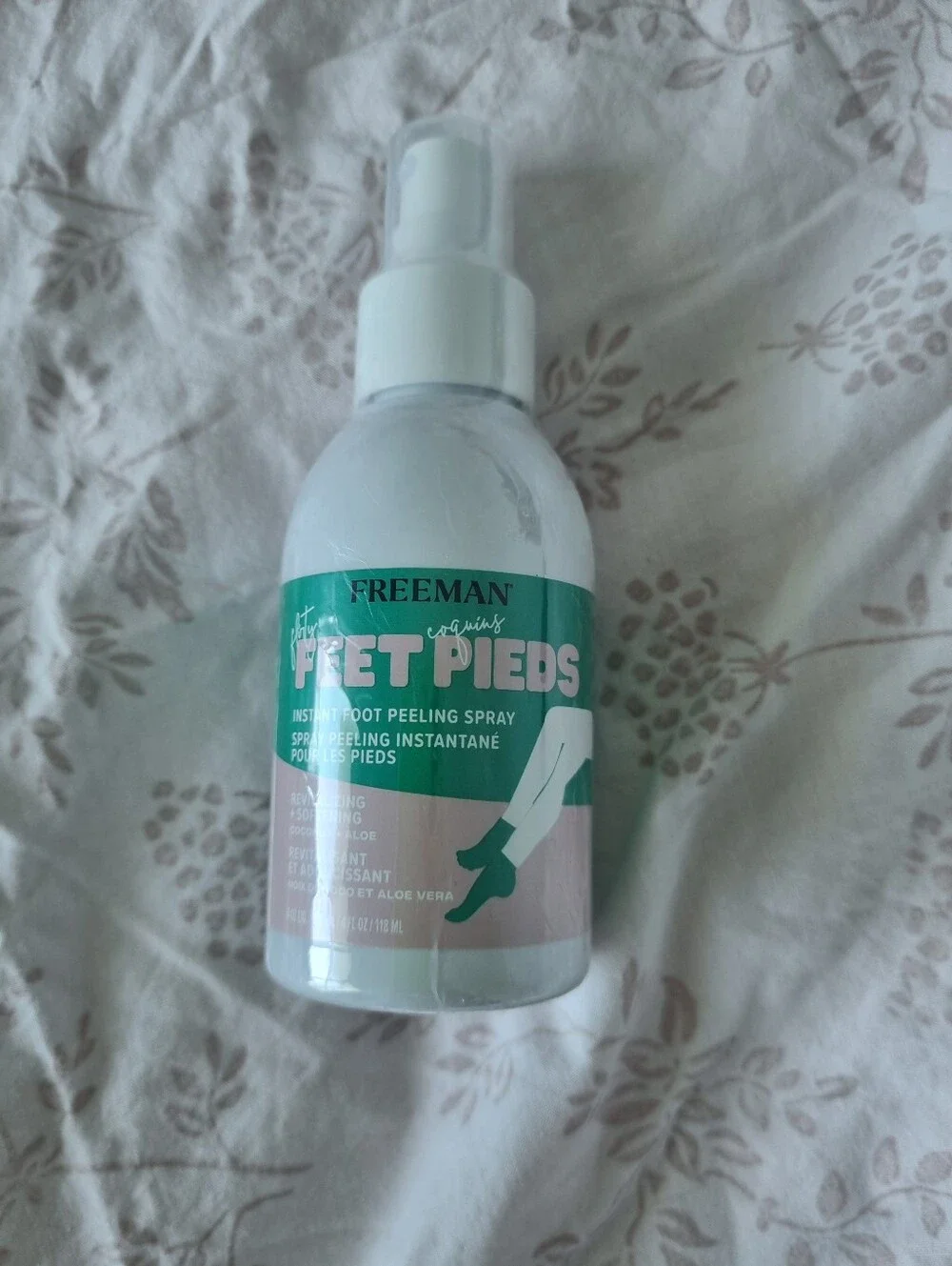 Freeman Flirty Feet Instant Foot Peeling Spray Coconut Aloe 4 oz